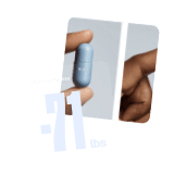 Hero gradient split overlay right image